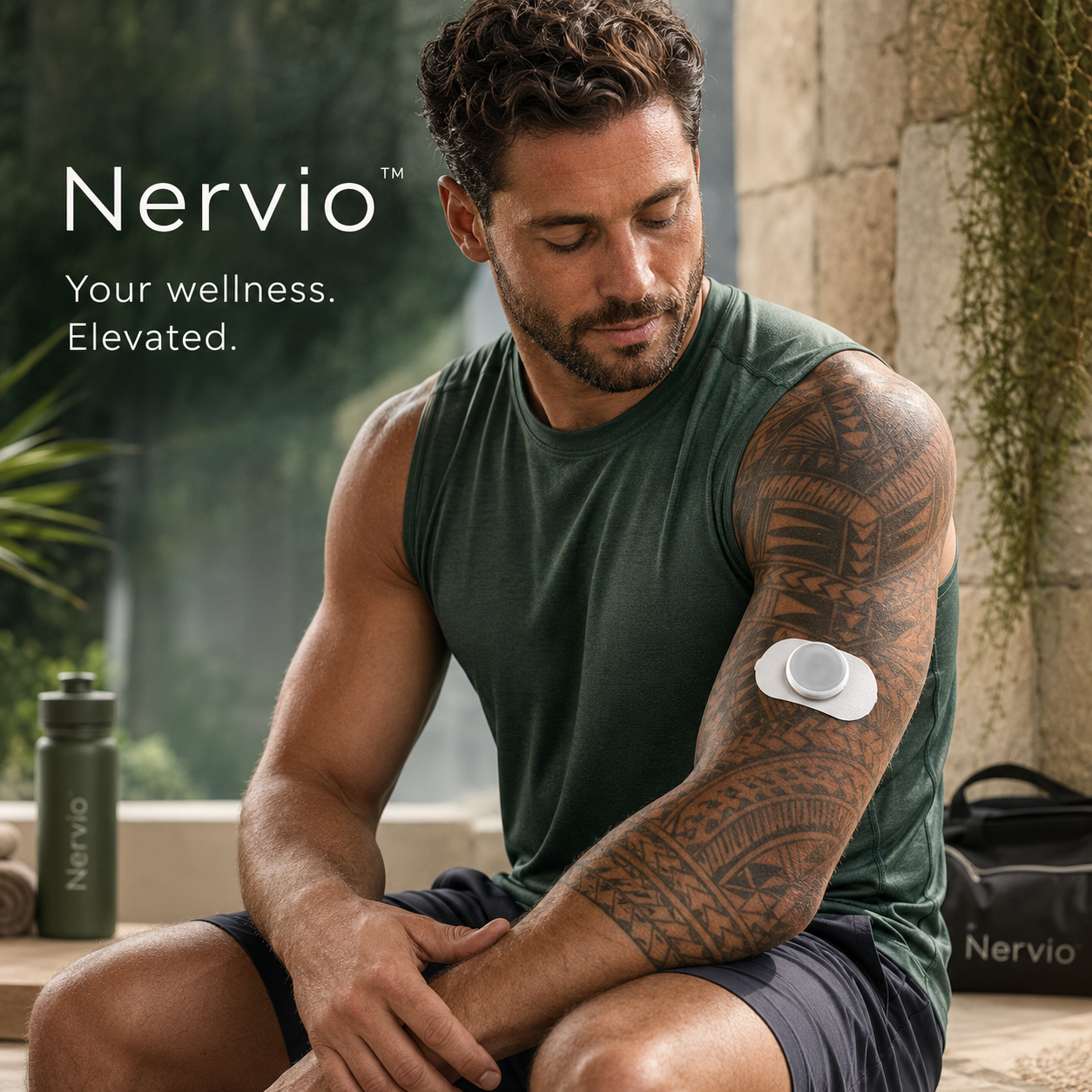 NERVIO pod worn on arm